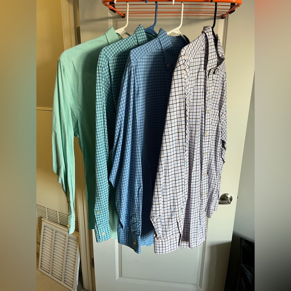 Vineyard Vines Performance Button Down Shirt Mens Large